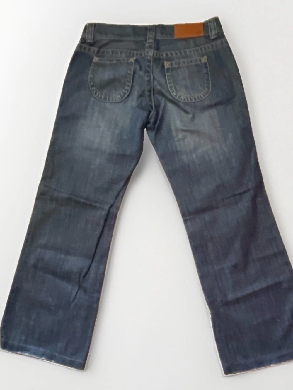 London Jeans Flare Dark Wash Denim Low Rise Flare Bootcut Women's 6